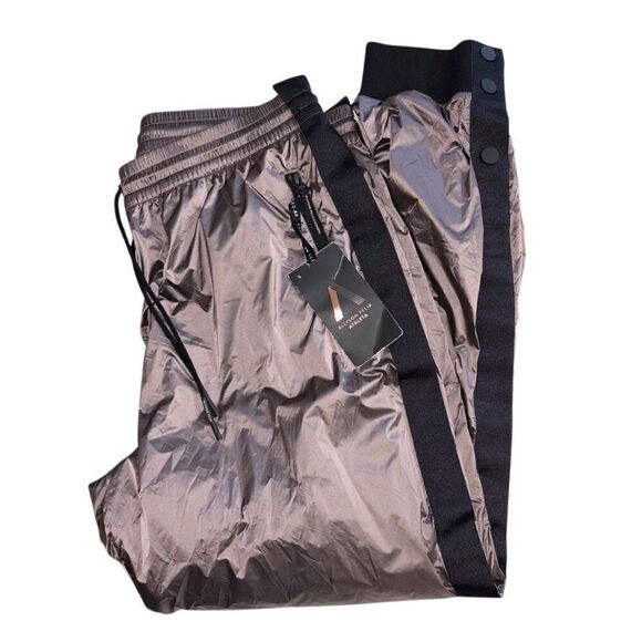 ATHLETA x Allyson Felix Legend Luxe Track Pant metallic Size Large NEW - Picture 12 of 12